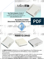 RouterBoard SOHO RB951G-2HnD soluciones residenciales y Pymes básicas