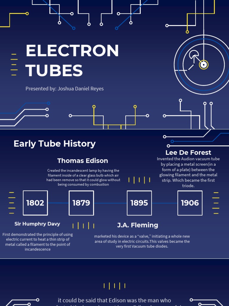 Electron Tubes PDF Vacuum Tube Incandescent Light Bulb