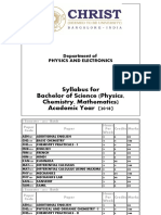 Christ Syllabus 2018