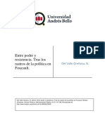 Entre Poder y Resistencia. Tras Los Rastros de La Política en Foucault