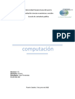 Computacion, Evolucion de Las Computadoras Mapa Conceptual