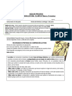 6° Básico Lenguaje Guía de Comprensión Lectora Género Narrativo Mitos