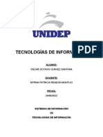 Sistemas de Información VS Tecnologías de Información