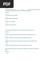 Gender and Society Midterm Quiz 1 and 2