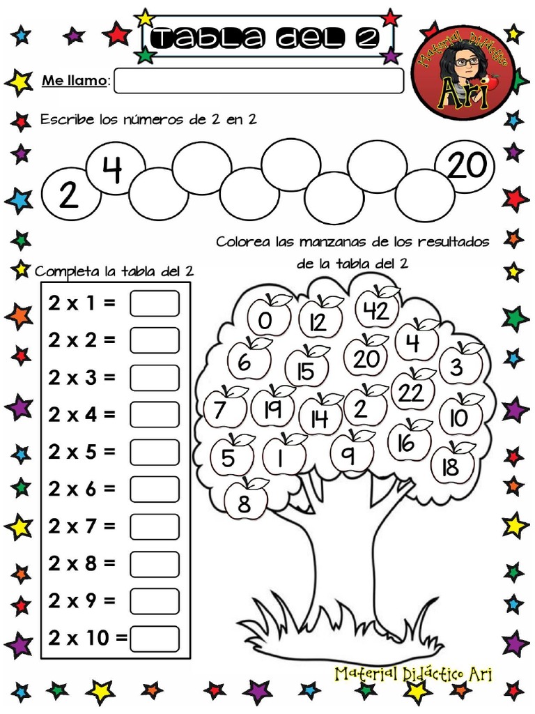 CUADERNILLOTABLASDEMULTIPLICARÁRBOL PDF