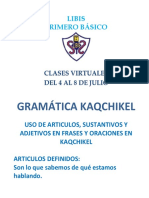 CLASES VIRTUALES 3ra. UNIDAD 1ro. BASICO SEMANA DEL 4 AL 8 DE JULIO 2022