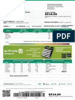 Huerta Guzman Patricia: Total $534.97