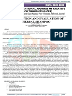 Formulation and Evaluation of Herbal Shampoo: Suyog Sunil Bhagwat Dr. N. J. Paulbudhe College of Pharmacy
