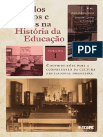 Múltiplos objetos e escritas na História da Educação - Volume 1