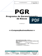 Programa de Gerenciamento de Riscos