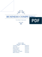 Business Computing: JULY 17, 2001 Section C - Group 5