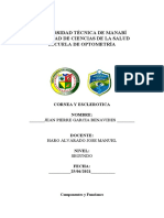 Funciones de la cornea y esclerótica