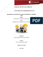 Taller Resumen de Grupos Accidentes Laborales