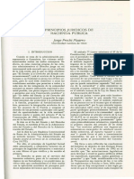 Jorge Precht Pizarro: Principios Juridicos de Hacienda Publica