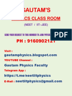Physics Class Room: Gautam'S