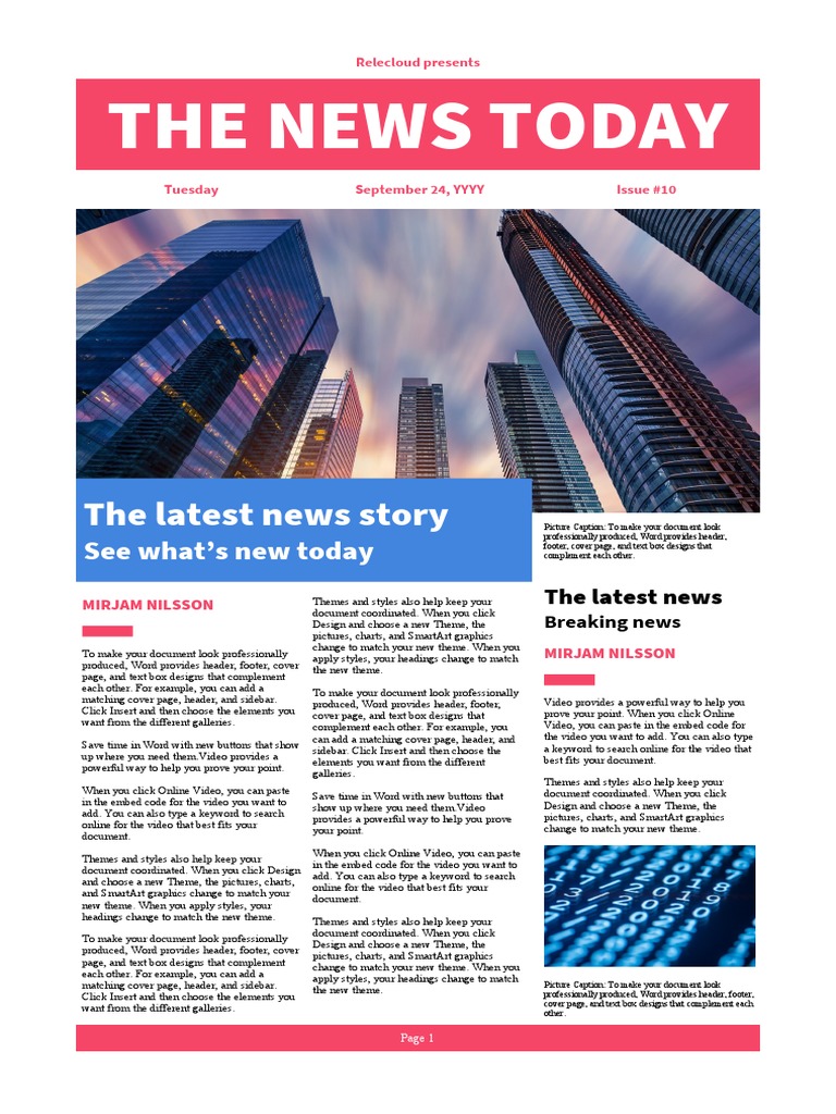 Relecloud Presents | PDF | Page Layout | Communication
