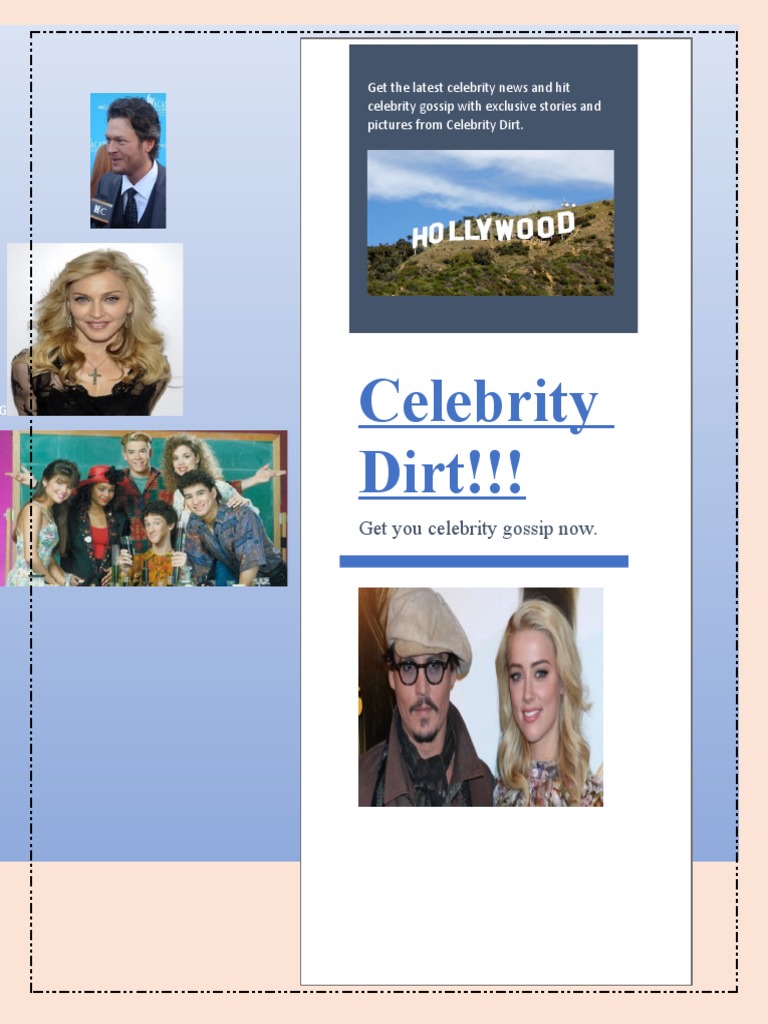 Celebrity Gossip Newspaper 2 | PDF