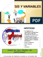 8.-Hipótesis y Variables, Operacionalización