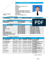 Curriculum Vitae: Personal Data