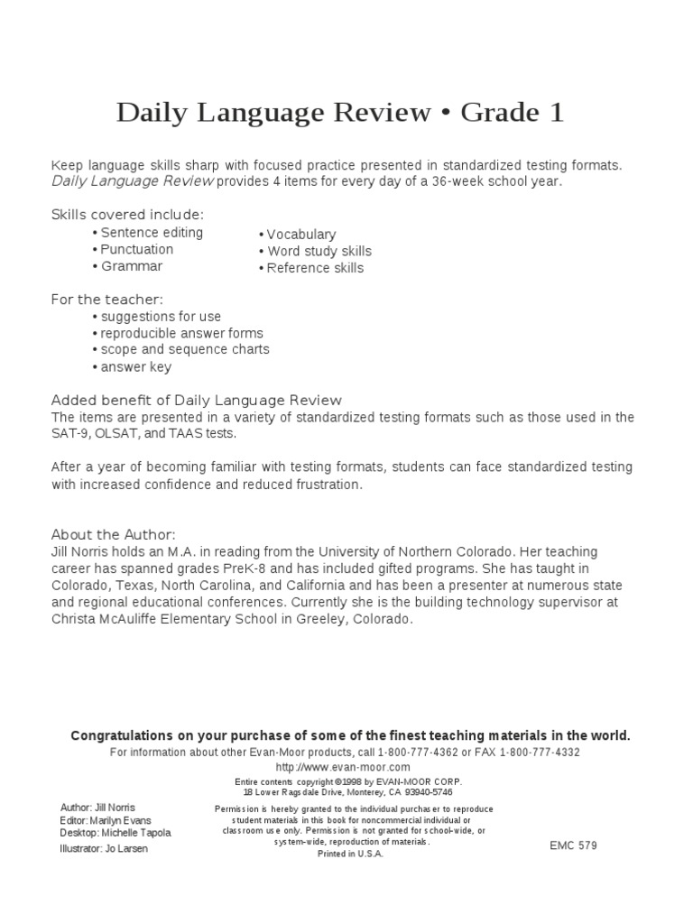 Language Book 1st Grade | PDF | Reading Comprehension | Human Communication