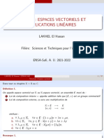 Espaces Vectoriels-2022