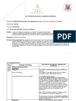 1.1 Plan de Estándares de Proceso y Resolución de Problemas