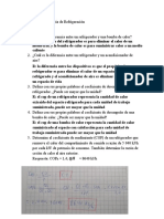 Ejercicios de Eficiencia de Refrigeración