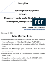 Cidade Estratégica Inteligente - Introdução - Aula 1 - Prof. Claudio Chiusoli