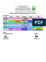 Study Schedule SDIT Al Hidayah Sungai Pakning TA. 2021/2022: Time Monday Tuesday Wednesday Thursday Friday