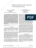 Propagation Path Loss Models For LTE-Advanced Urban Relaying Systems