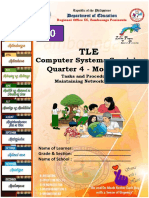 Quarter 4 - Module 3: Computer Systems Servicing