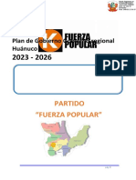 Plan de Gobierno Regional Fuerza Popular