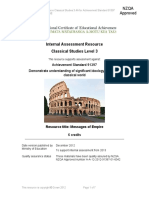 Internal Assessment Resource Classical Studies Level 3