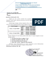 Surat Pemberitahuan Fhoto Ijazah Kelas Ix