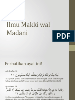 Ilmu Makki Wal Madani