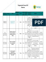 Programación Actualizada Formar 2022 MTR