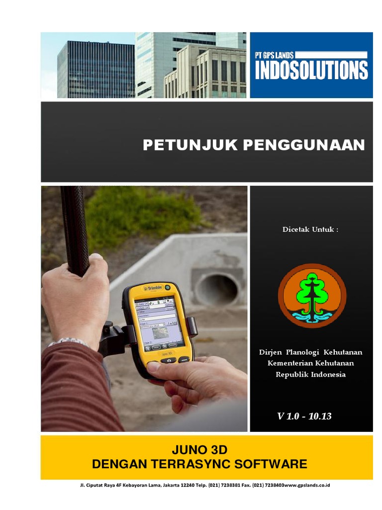Panduan Penggunaan Juno 3D dan TerraSync | PDF