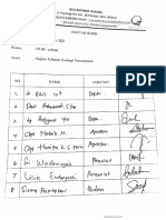 Daftar Hadir Kajian Tahunan Formularium