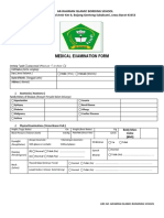 Medical Examination Form UKS Ar-Rahman Islamic Boarding School