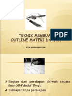 03 - Teknik Menyusun Out Line