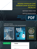 Bidang Masalah Dan Menentukan Research Problem