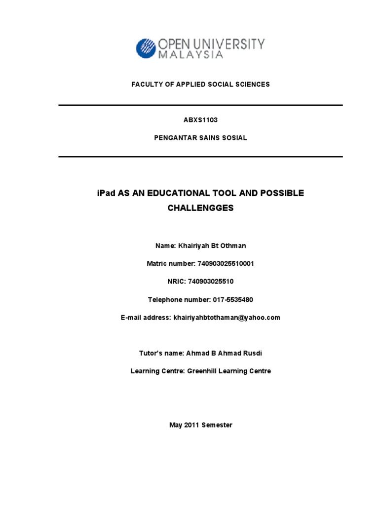 iPad in Education: Challenges & Insights | PDF