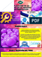 Presentación Aplicación QC Story en Las ''Purple Balls'' RPGP Inau 404