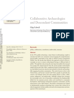 Collaborative Archaeologies and Descendant Communities: Further
