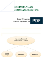 Materi Keseimbangan Peekonomian 3 & 4 Sektor