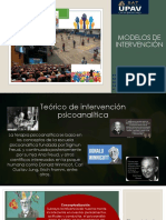 Modelos de intervención psicoanalítico