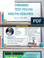 Bimbingan Pre Test PPG Pai KKG Pai Kebumen: Jum'at, 6 Mei 2022