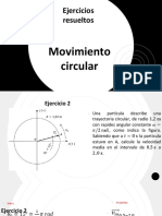 Ejercicios de movimiento circular resueltos