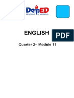 English: Quarter 2 - Module 11