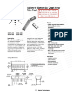 Data Sheet: Agilent 10-Element Bar Graph Array